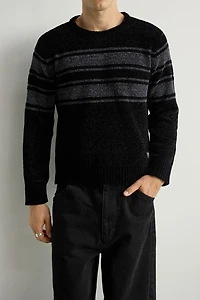 Abrand Stripe Chenille Crew