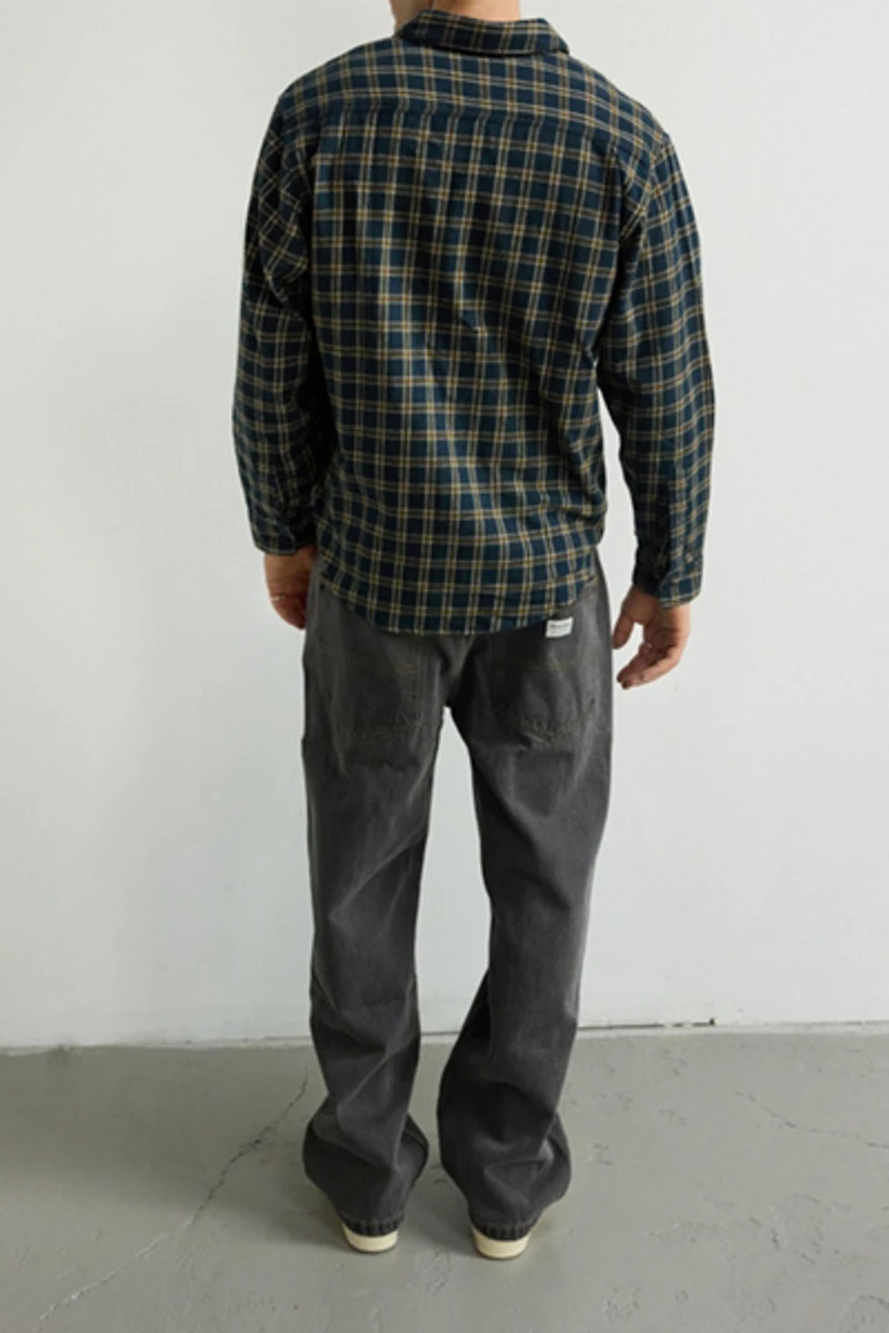 Abrand Mickey Check Shirt Longsleeve