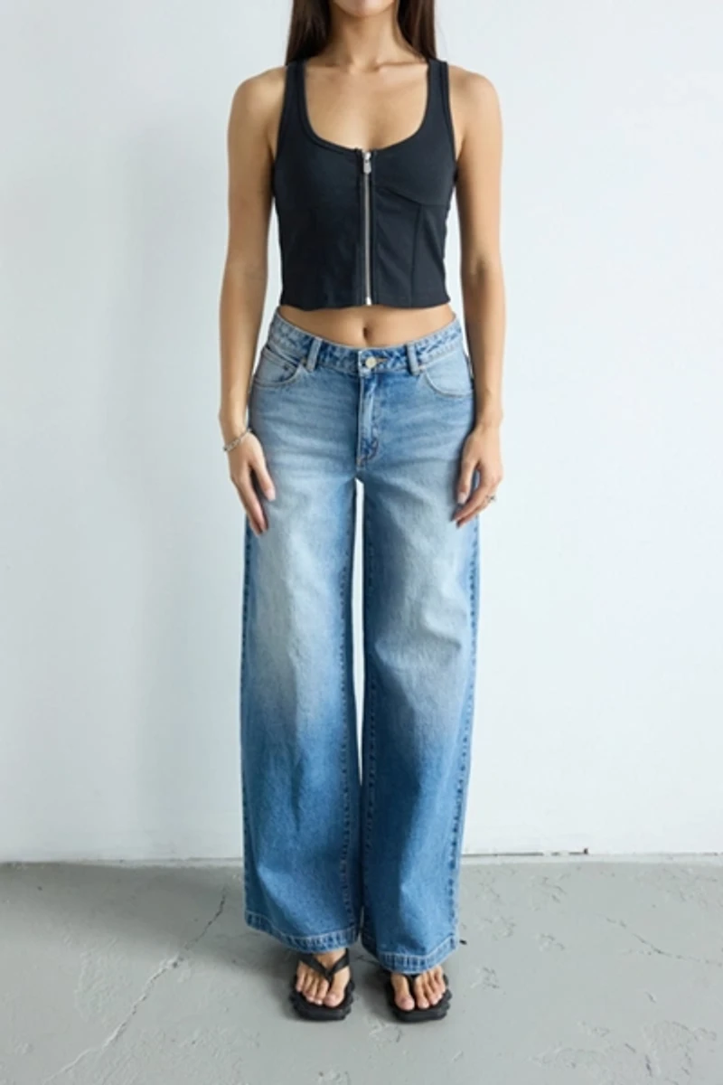Abrand Bustier Zip Tank