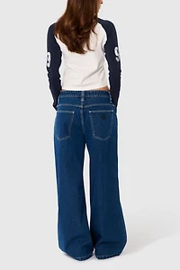 Abrand Love Buzz Raglan Long Sleeve Top