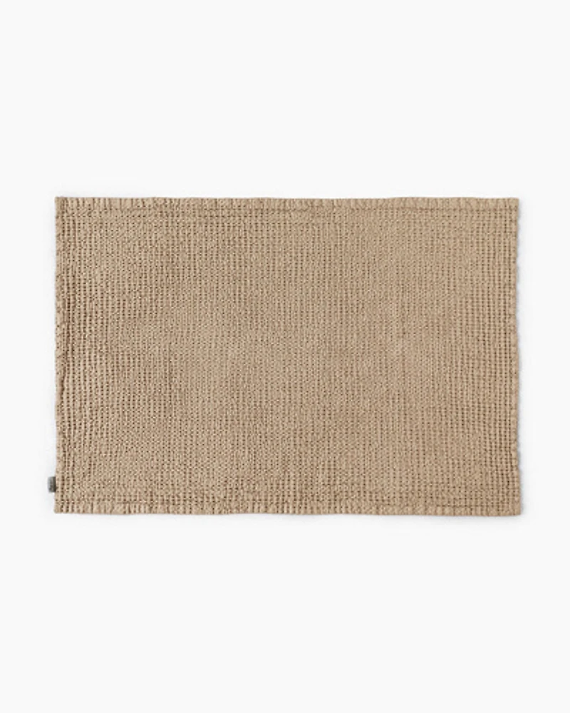 MagicLinen Waffle Bath Mat