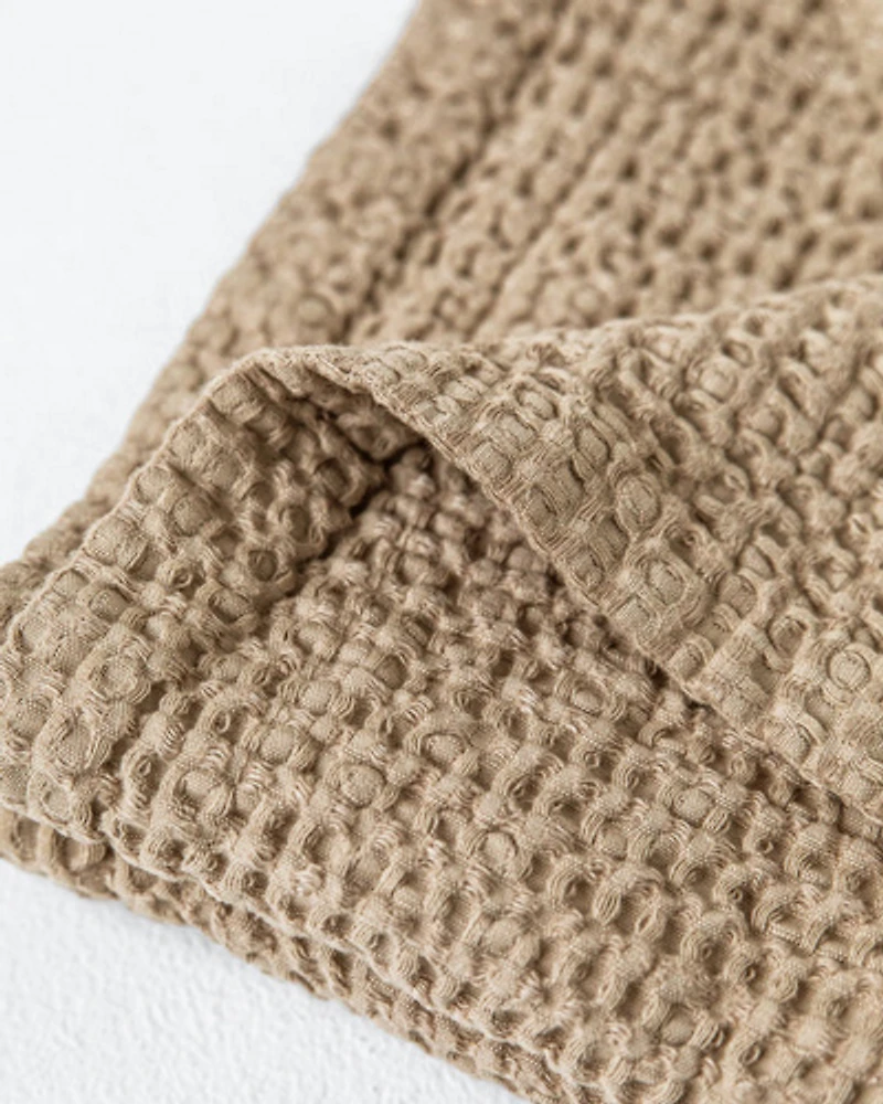 MagicLinen Waffle Bath Mat