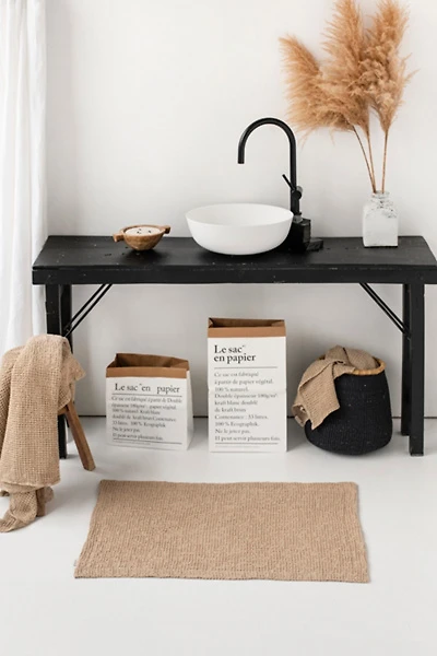MagicLinen Waffle Bath Mat