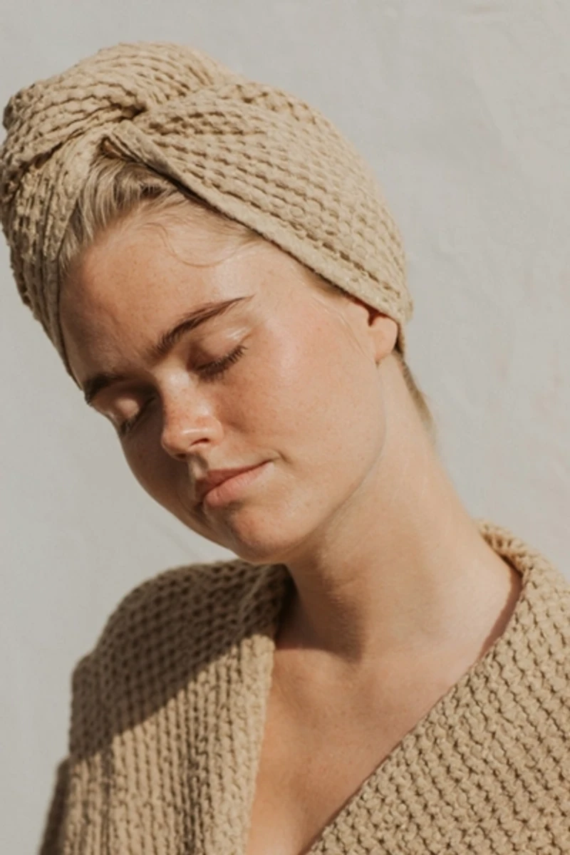 MagicLinen Linen Hair Towel Turban