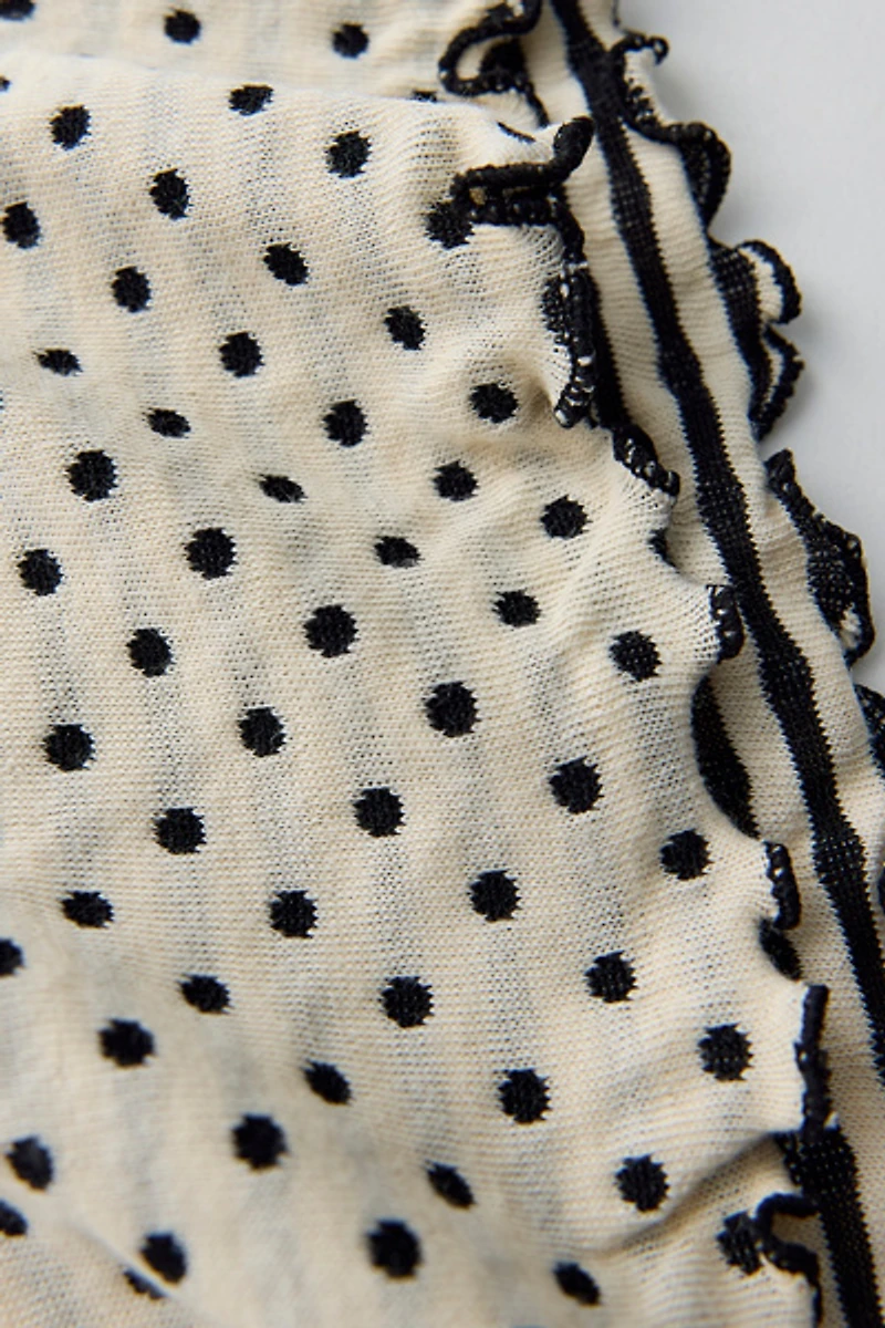 Lulu Ruffle Extra-Wide Headwrap Headband