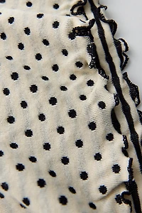 Lulu Ruffle Extra-Wide Headwrap Headband
