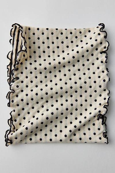 Lulu Ruffle Extra-Wide Headwrap Headband