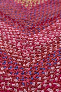 Demi Geometric Braided Rug