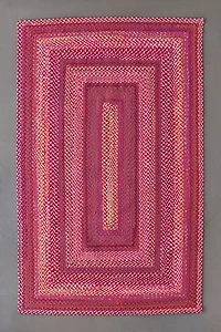 Demi Geometric Braided Rug