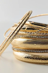 Falin Metal Bangle Bracelets Set