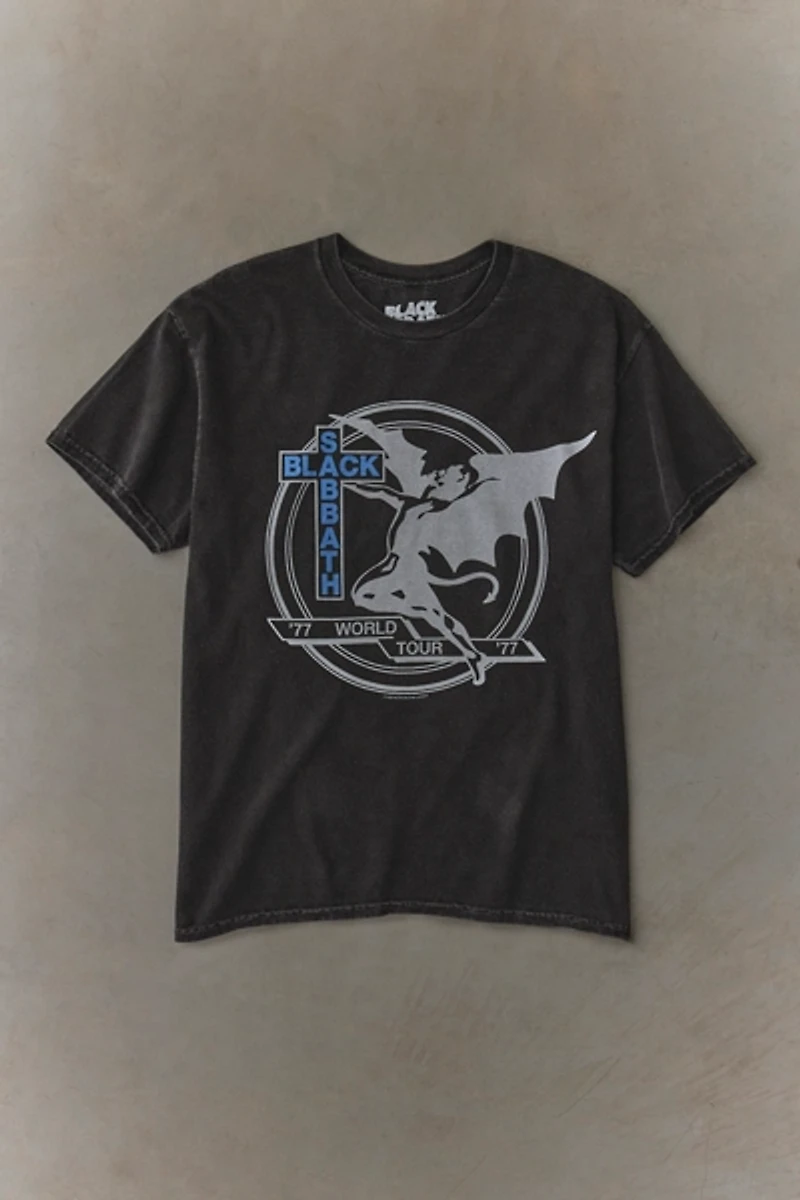 Black Sabbath 1977 Tour Graphic Tee