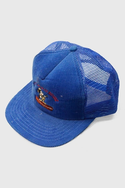 Vintage Disney World Fort Wilderness Resort Corduroy Trucker Hat