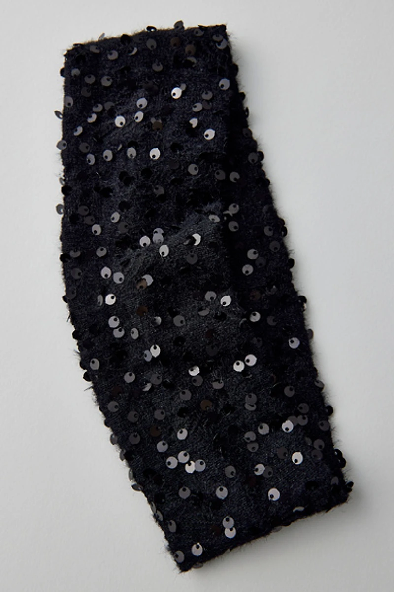 Night Sky Sequined Soft Headband