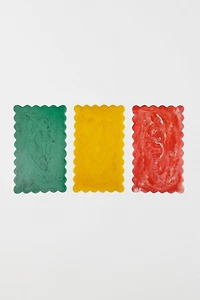 Casa Amarosa Scallop Rectangular Resin Cheese Board