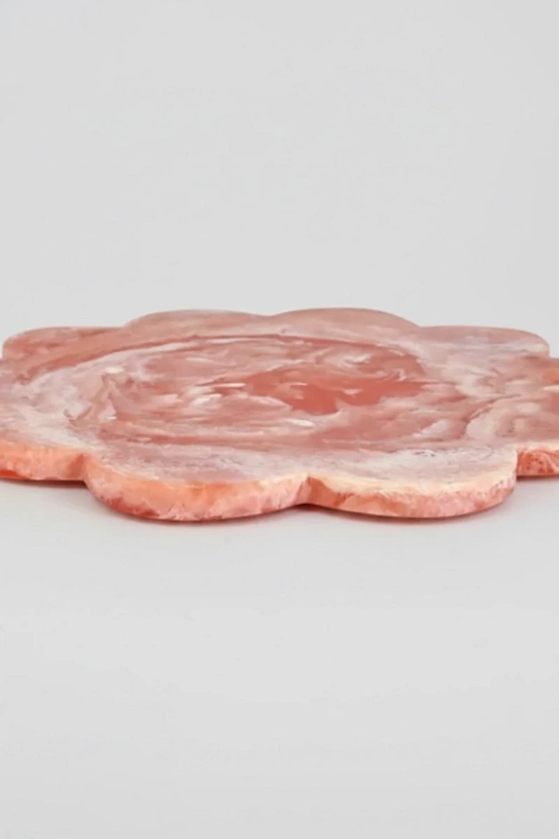 Casa Amarosa Scallop Resin Cheese Charcuterie Board