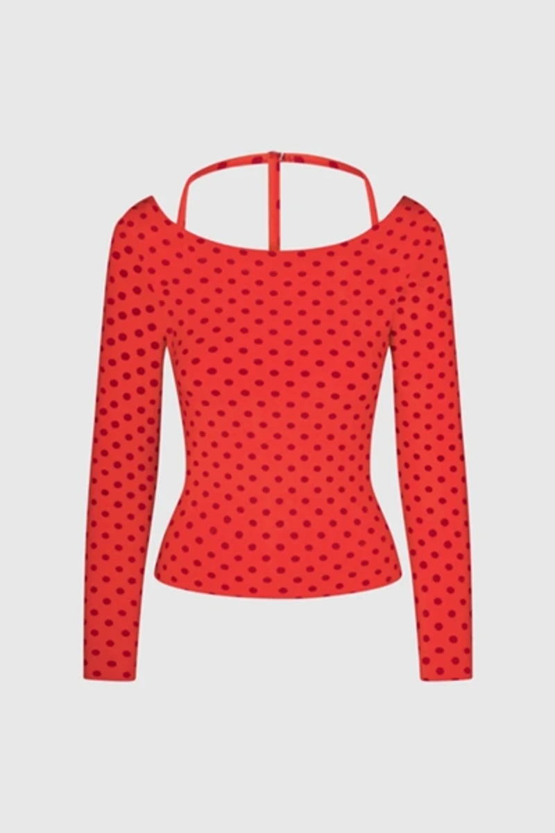 RAT BOI Cowl Back Long Sleeve Top