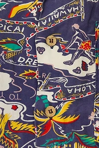 Vintage O' Henry Tropical Novelty Shirt