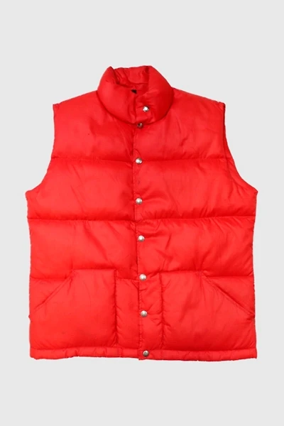 Vintage 70s The North Face Snap Button Puffer Vest