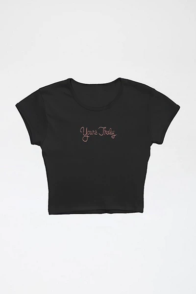 Ariana Grande UO Exclusive Yours Truly Graphic Baby Tee