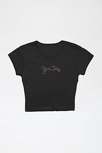 Ariana Grande UO Exclusive Yours Truly Graphic Baby Tee