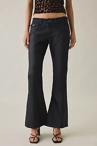 Lioness Mary-Kate Slim Low-Rise Bootcut Jeans