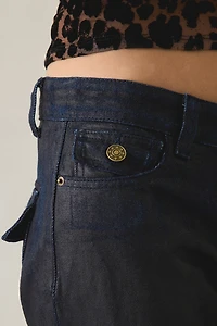 Lioness Mary-Kate Slim Low-Rise Bootcut Jeans