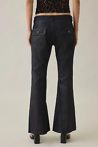 Lioness Mary-Kate Slim Low-Rise Bootcut Jeans