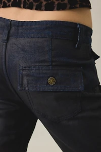 Lioness Mary-Kate Slim Low-Rise Bootcut Jeans