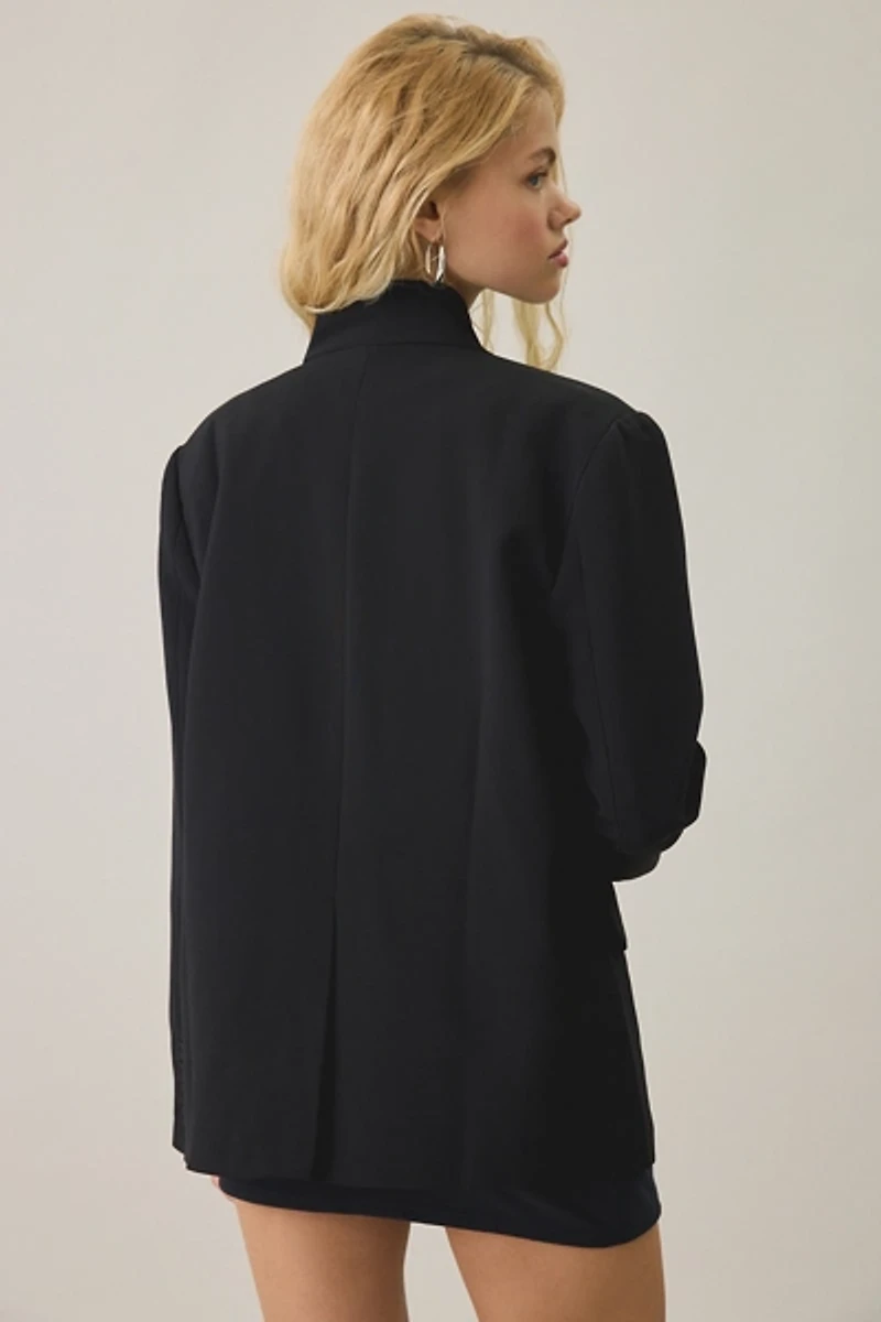 Lioness Trophy Club Asymmetric Wrap Blazer
