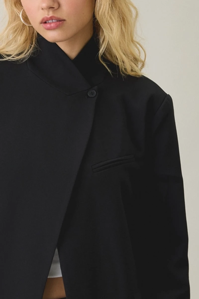 Lioness Trophy Club Asymmetric Wrap Blazer