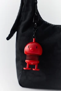 Hoptimist Red Mini Bumble Keychain