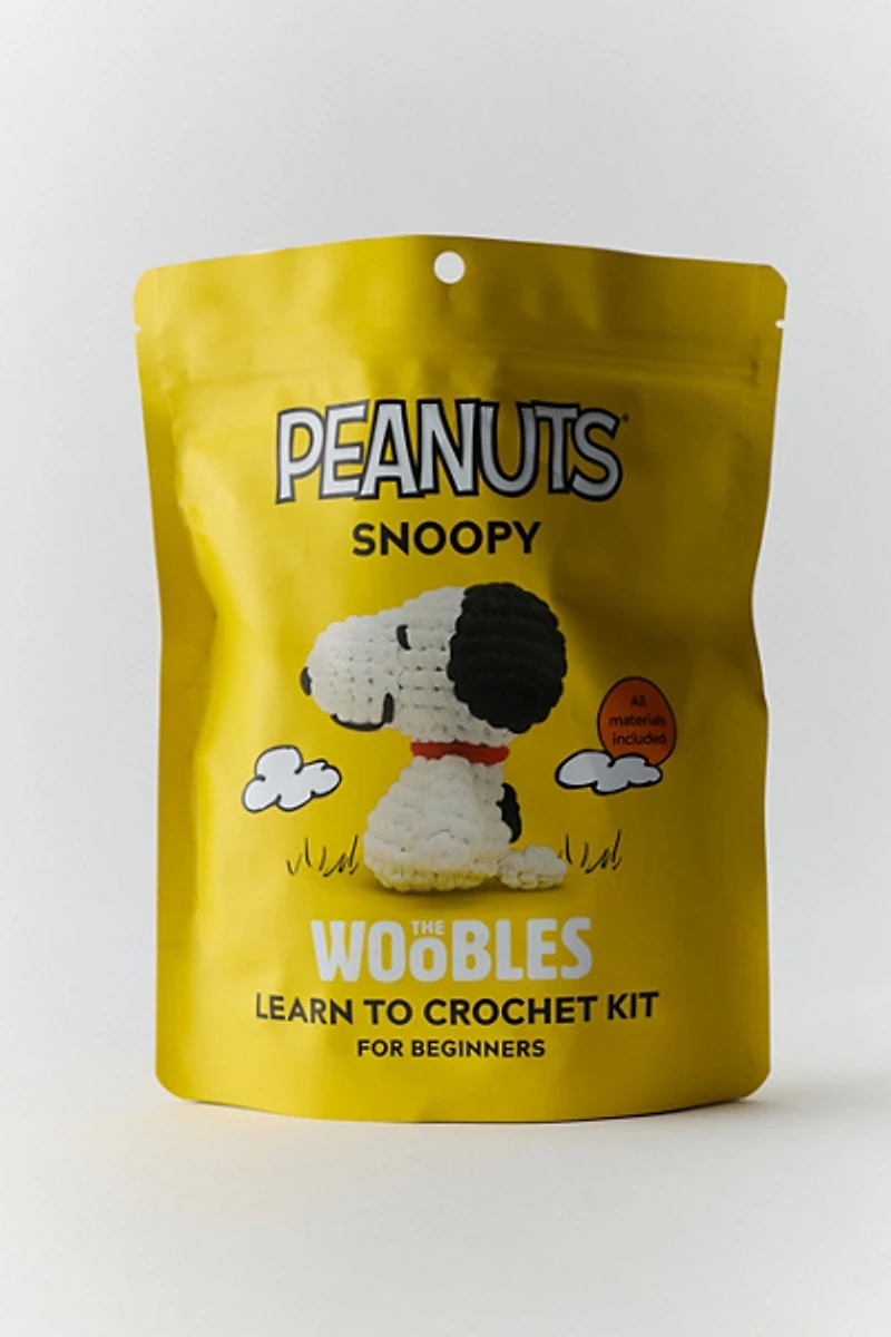 The Woobles Peanuts Snoopy Plushie Crochet Kit