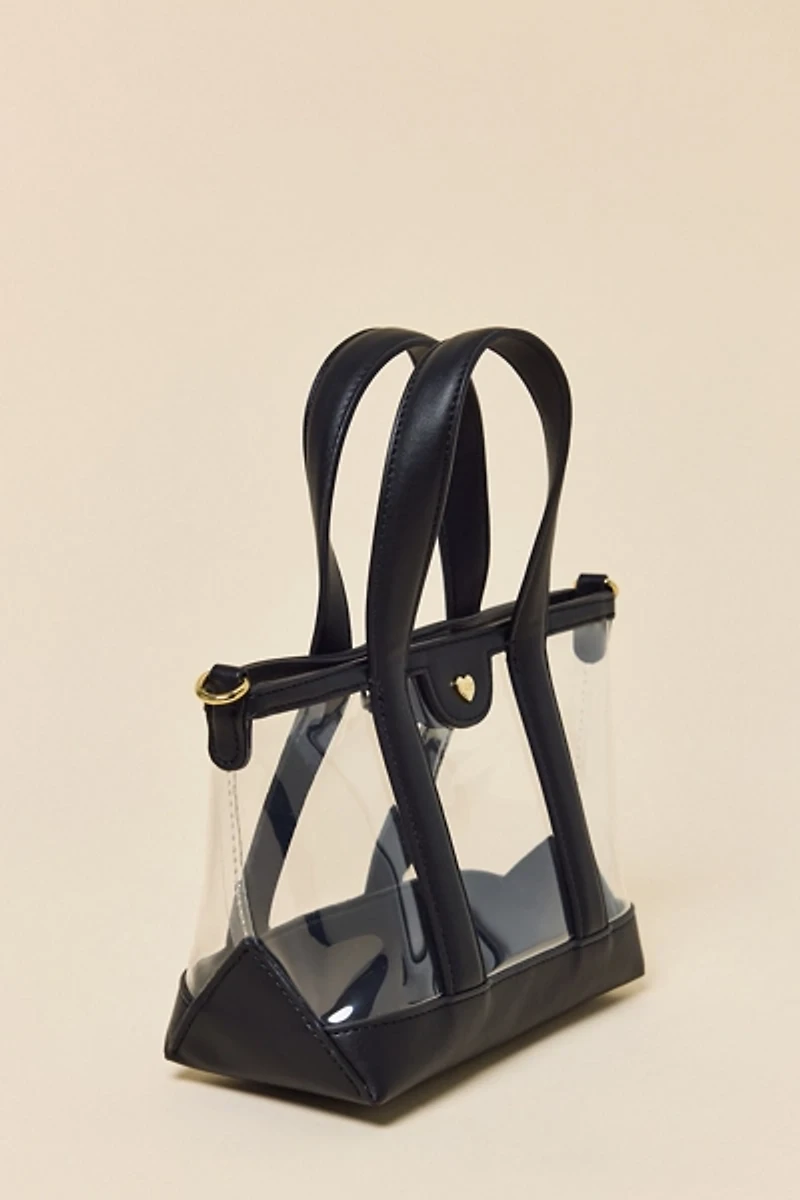 Stoney Clover Lane Clear Mini Tote Crossbody Bag