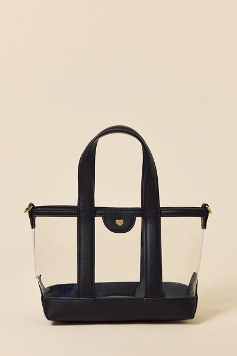 Stoney Clover Lane Clear Mini Tote Crossbody Bag