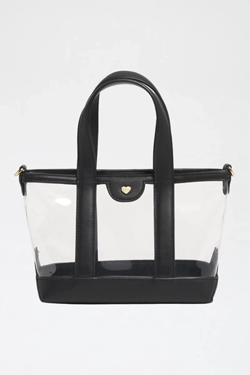 Stoney Clover Lane Clear Mini Tote Crossbody Bag