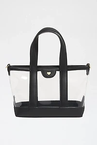 Stoney Clover Lane Clear Mini Tote Crossbody Bag