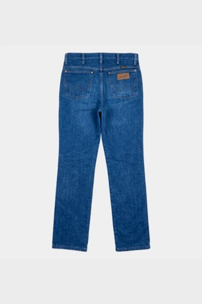 Vintage 1990's Wrangler Dark Wash Cowboy Cut Denim Jeans