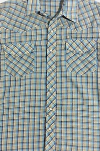 Vintage 1960’s Mr. Jan Plaid Western Pearl Snap Shirt