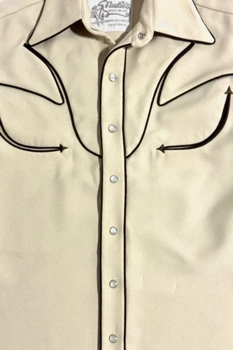 Vintage 1970's Nudie's Rodeo Pearl Snap Western Shirt