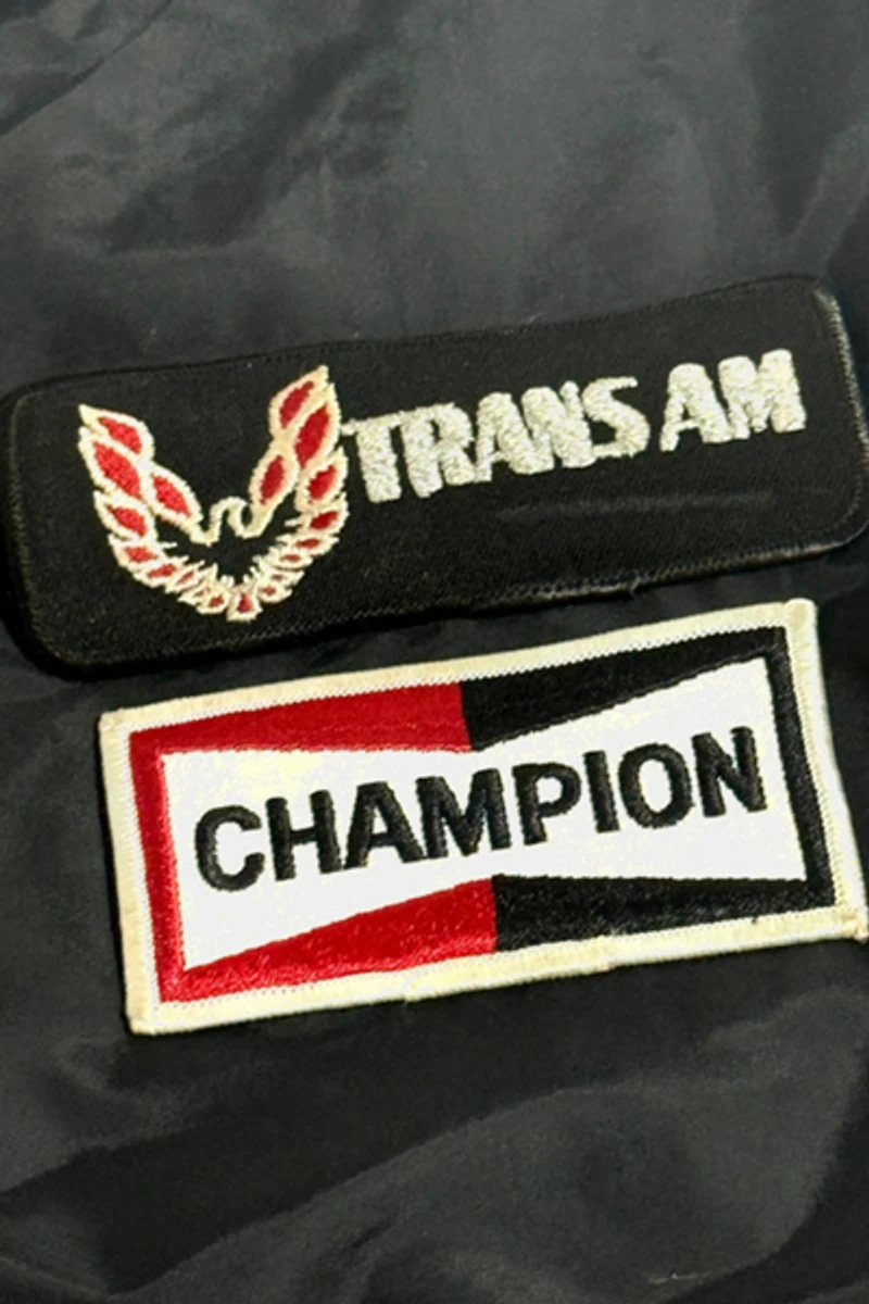 Vintage 1970's Trans Am Racing Black Russell Coaches Jacket