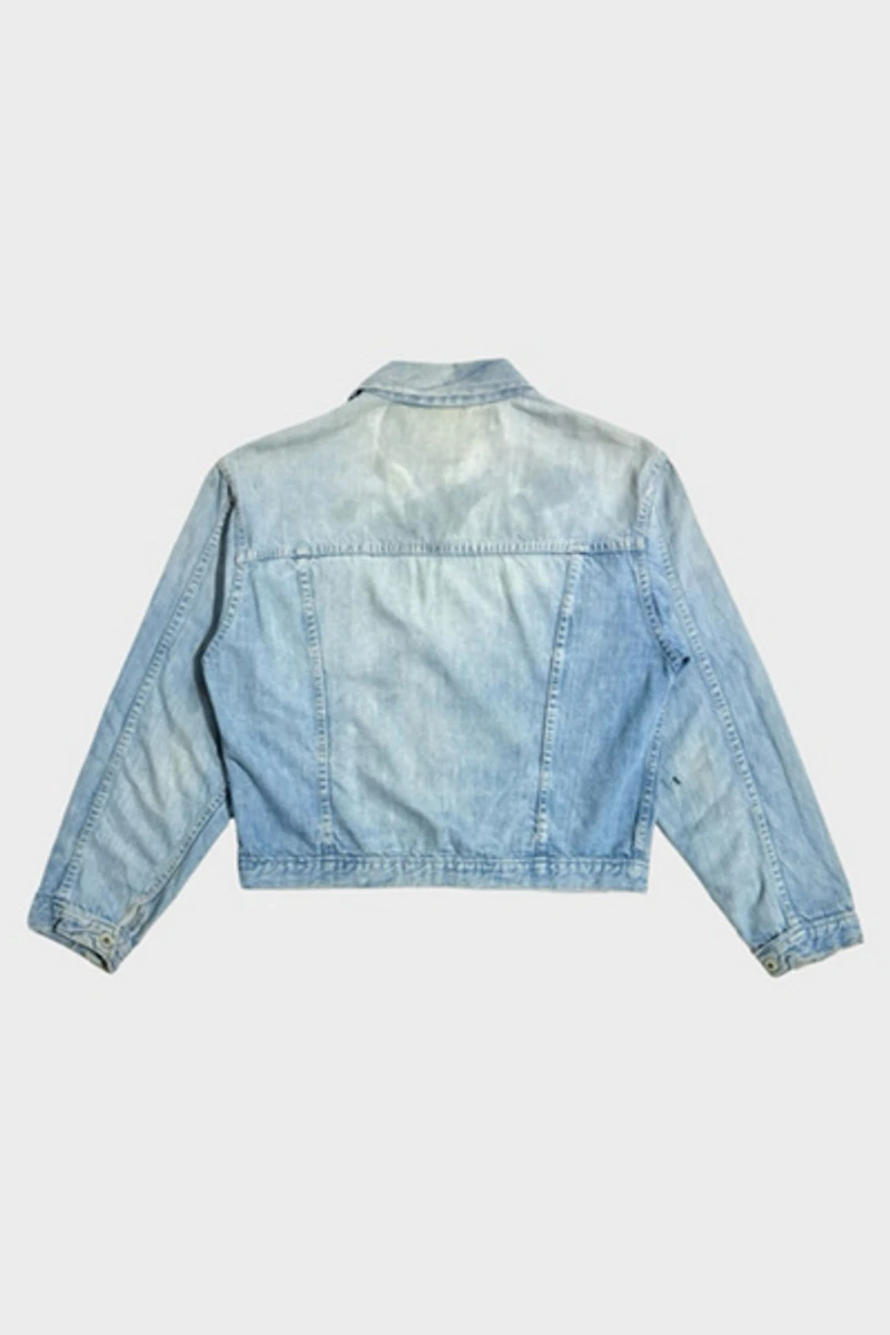 Vintage 1950's Ranchcraft Cropped Selvedge Western Denim Trucker Jacket