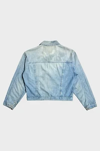 Vintage 1950's Ranchcraft Cropped Selvedge Western Denim Trucker Jacket