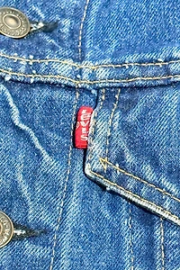 Vintage 1970’s Levi’s X Skateboarder Magazine Hand Embroidered Denim Trucker Jacket