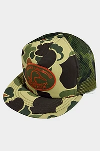 Vintage 1970’s Ducks Unlimited Camo Trucker Hat