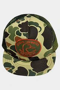 Vintage 1970’s Ducks Unlimited Camo Trucker Hat