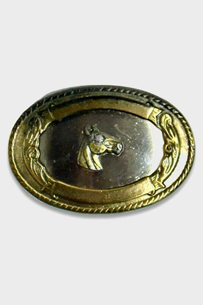 Vintage 1970's Horse Emblem Belt Buckle