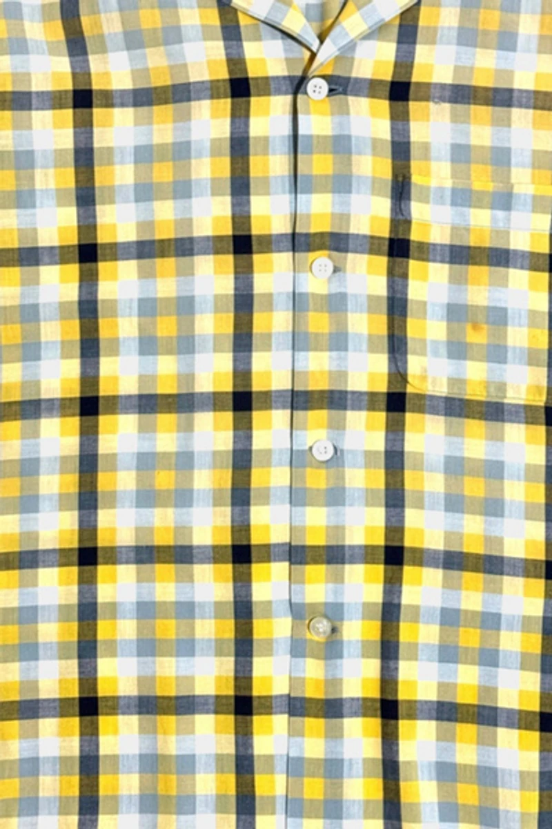 Vintage 1940’s Arrow Cropped Selvedge Plaid Shirt