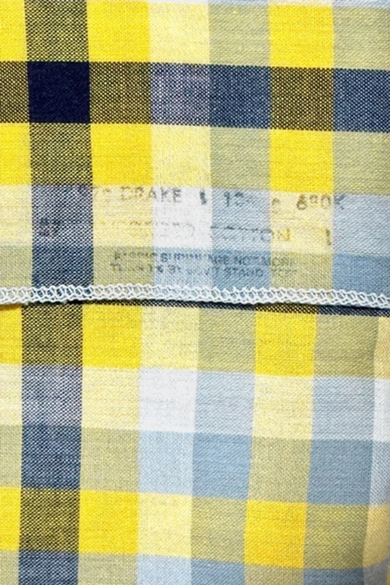 Vintage 1940’s Arrow Cropped Selvedge Plaid Shirt