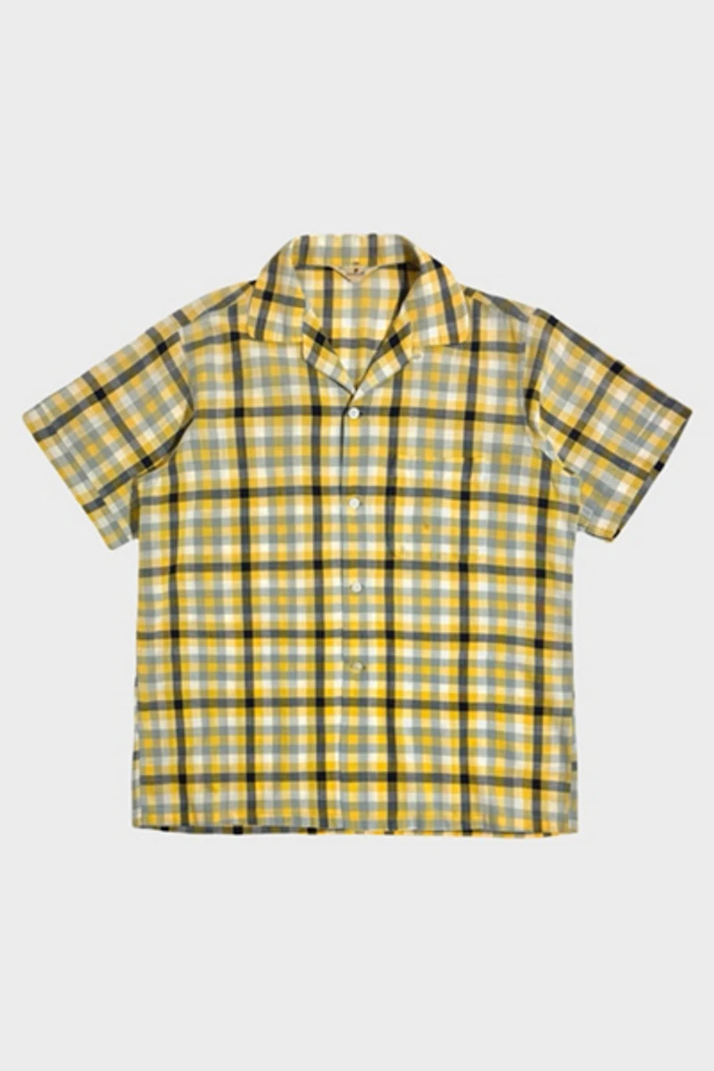 Vintage 1940’s Arrow Cropped Selvedge Plaid Shirt