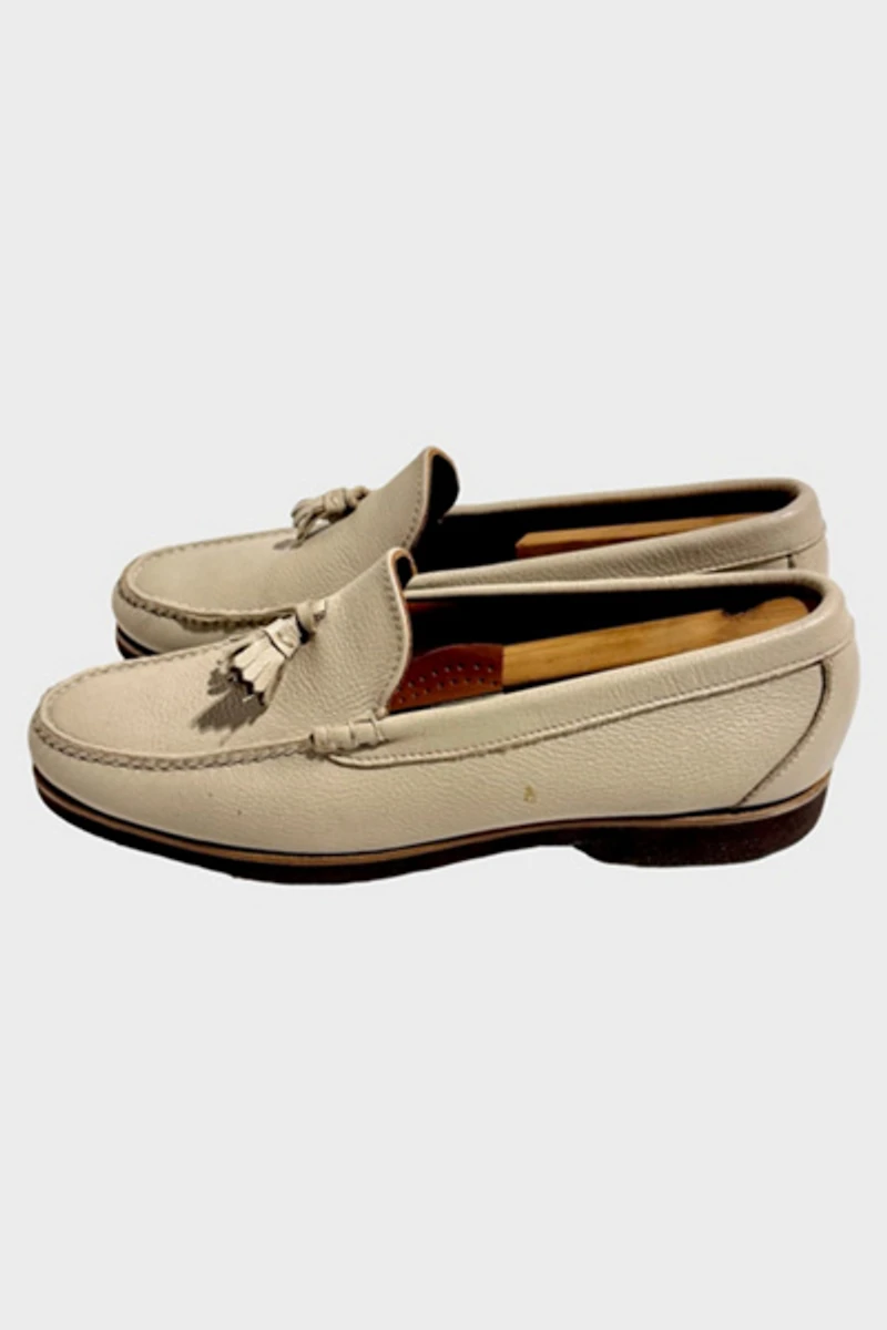 Vintage 1980’s Deadstock Maus & Hoffman Nappa Leather Tassle Loafers